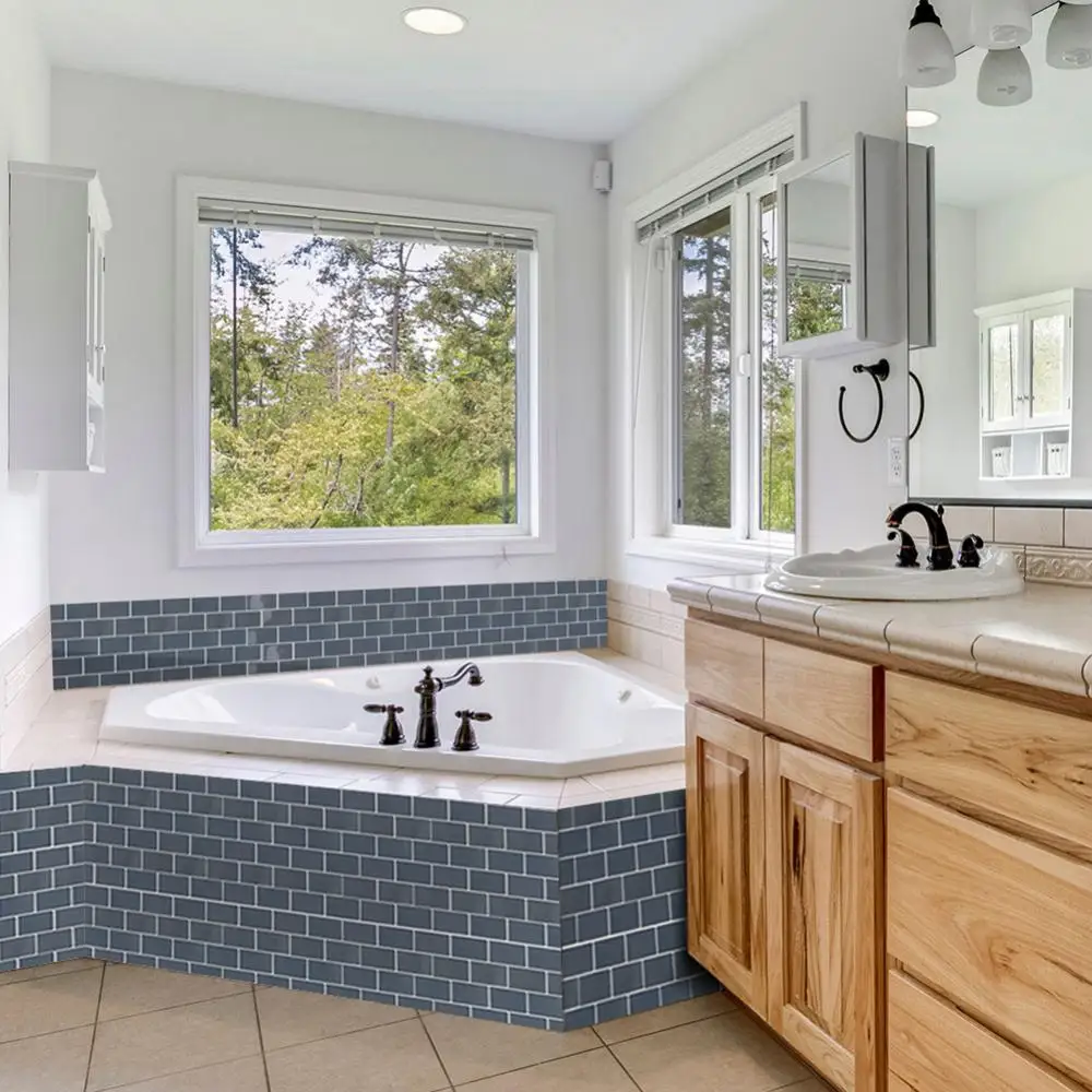 Самоклеящаяся водостойкая 3D эпоксидная плитка Backsplash стикер сделай сам