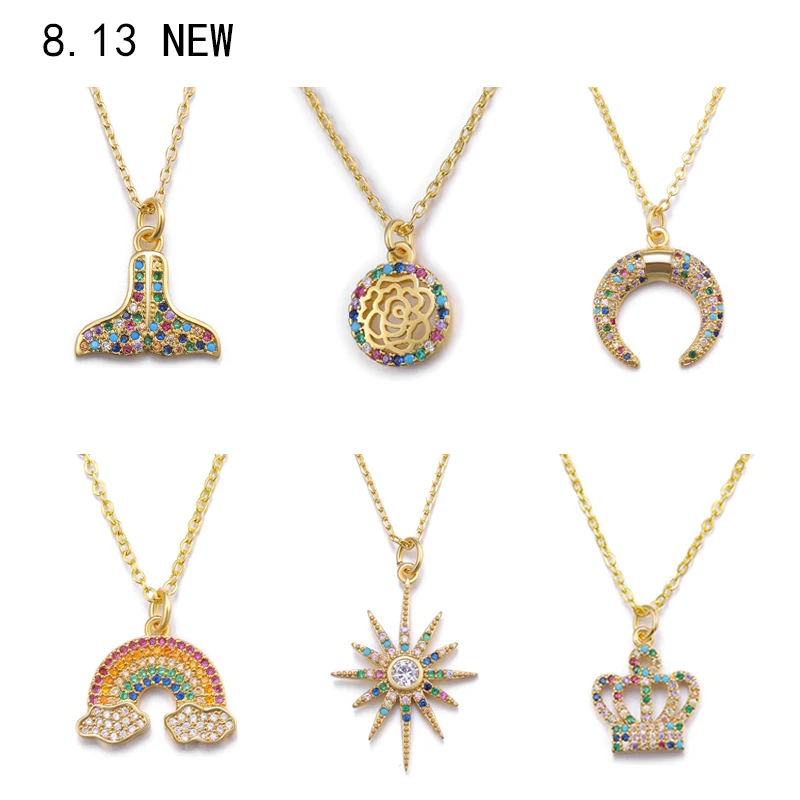 Fashion Gold Statement Pendant Necklaces Flower Beach Shell Moon Rainbow long Necklace For Women Girls Birthday Wedding Jewelry
Fashion Gold Statement Pendant Necklaces Flower Beach Shell Moon Rainbow long Necklace For Women Girls Birthday Wedding Jewelry