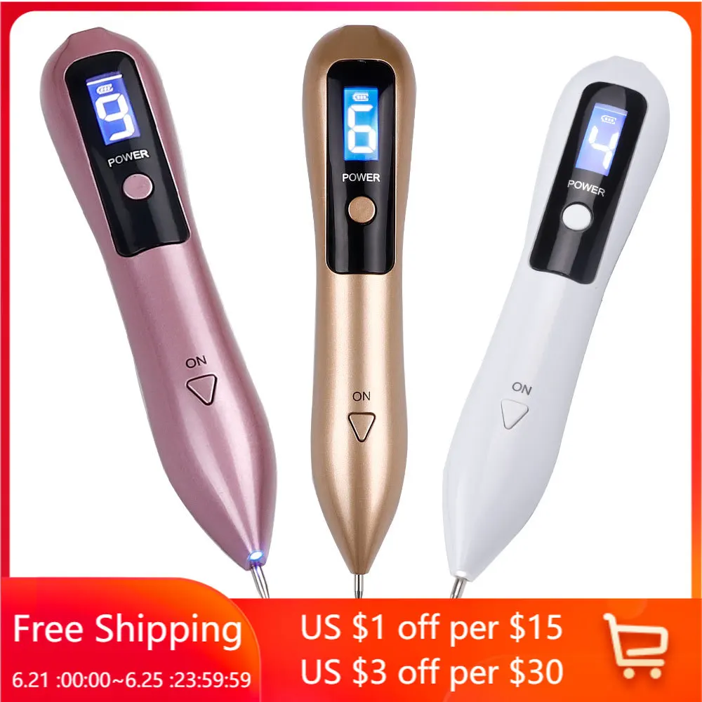 9 Level LCD Face Skin Dark Spot Remover Mole Tattoo Removal Laser Plasma Pen Machine Facial Freckle Tag Wart Removal Beauty Care
9 Level LCD Face Skin Dark Spot Remover Mole Tattoo Removal Laser Plasma Pen Machine Facial Freckle Tag Wart Removal Beauty Care