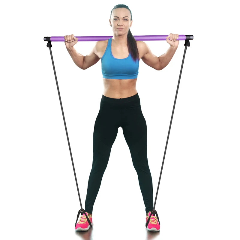 Fitness Sport Pilates Bar Kit Gym Workout Stick Pilates Training Elastic Bands Body Building Puller Yoga Rope
Fitness Sport Pilates Bar Kit Gym Workout Stick Pilates Training Elastic Bands Body Building Puller Yoga Rope