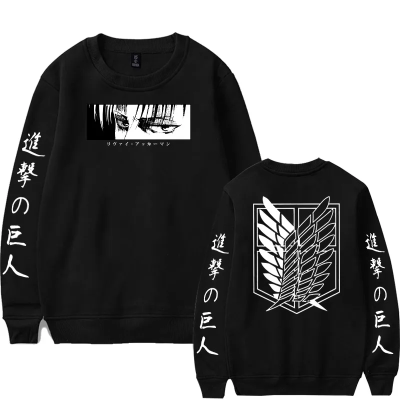 Harajuuk Japanese Anime Hoodie Attack on Titan Hoodies Streetwear Sweatshirts Rival Ackerman Clothes Jiyuu No Tsubasa Hoodies
Harajuuk Japanese Anime Hoodie Attack on Titan Hoodies Streetwear Sweatshirts Rival Ackerman Clothes Jiyuu No Tsubasa Hoodies