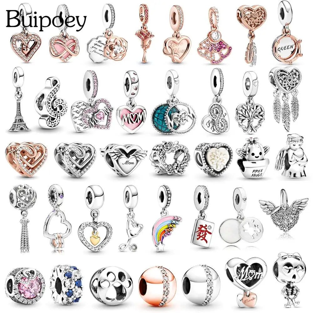 Buipoey New Rose Flower Pendant Heart Charm Tree Of Life Beaded Fit Brand Bracelet & Necklace MOM Heart Dream Catcher Accessory
Buipoey New Rose Flower Pendant Heart Charm Tree Of Life Beaded Fit Brand Bracelet & Necklace MOM Heart Dream Catcher Accessory