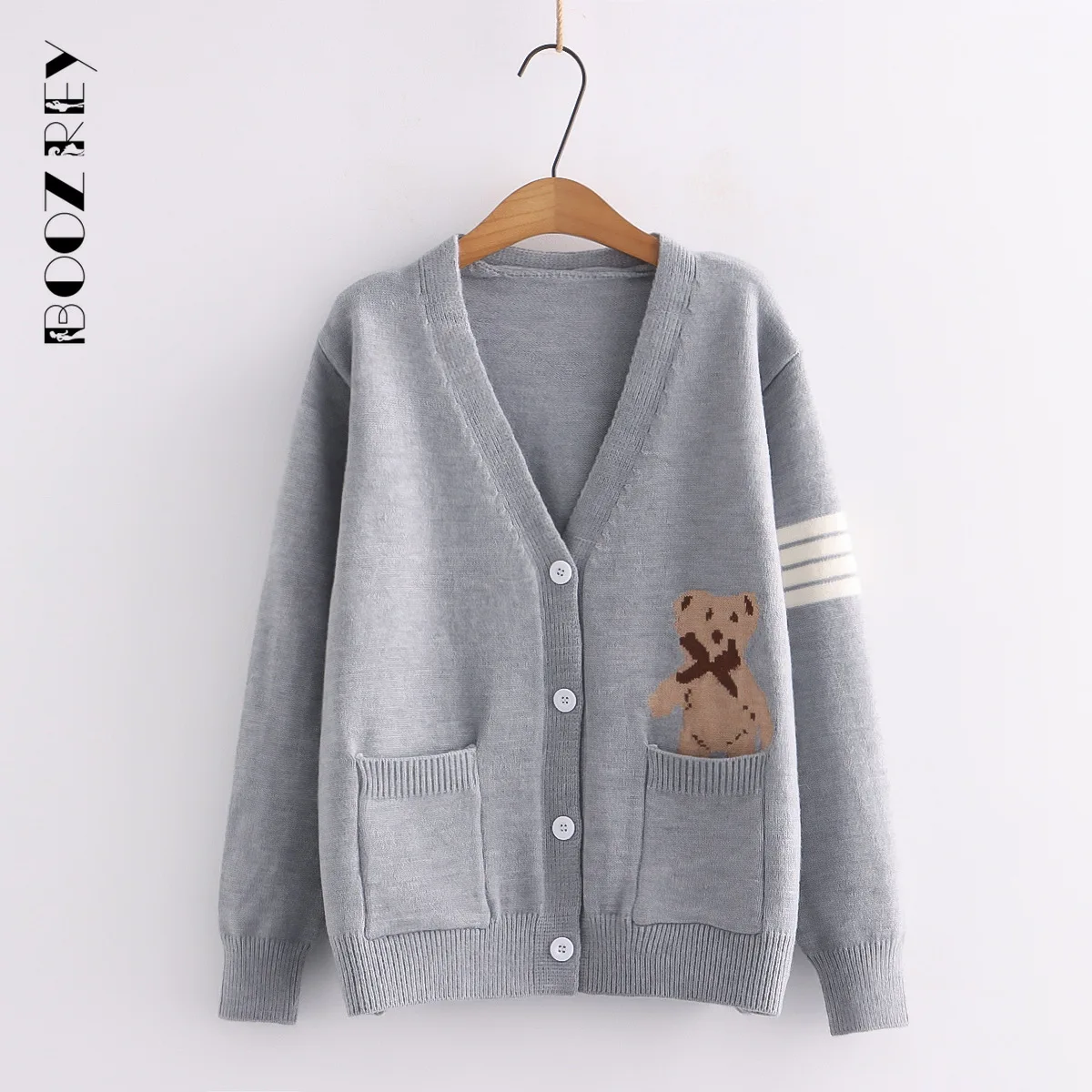 BoozRey Japanese Knitted Cardigan Women's V-neck Cartoon Loose Kawaii Bear Girls Street Wear Casual Fall Cute Sweaters for Women
BoozRey Japanese Knitted Cardigan Women's V-neck Cartoon Loose Kawaii Bear Girls Street Wear Casual Fall Cute Sweaters for Women
