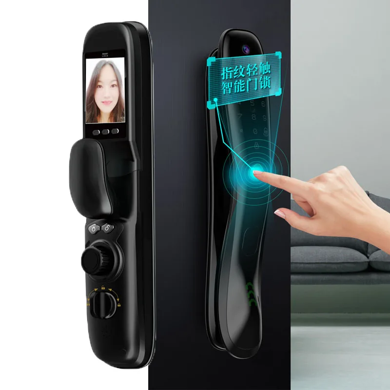 Electronic Lock Usb Fingerprint Lock Face Smart Fingerprint Door Lock With APP Unlock IC Card Face & Camera Monitor Passcode
Electronic Lock Usb Fingerprint Lock Face Smart Fingerprint Door Lock With APP Unlock IC Card Face & Camera Monitor Passcode