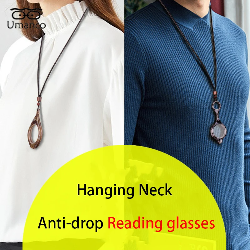 Foldable Hanging Neck Reading Glasses Women Men Round Pendant Necklace Eyeglaasses Presbyopic Hyperopia Eyeglasses +1.0 To +4.0
Foldable Hanging Neck Reading Glasses Women Men Round Pendant Necklace Eyeglaasses Presbyopic Hyperopia Eyeglasses +1.0 To +4.0