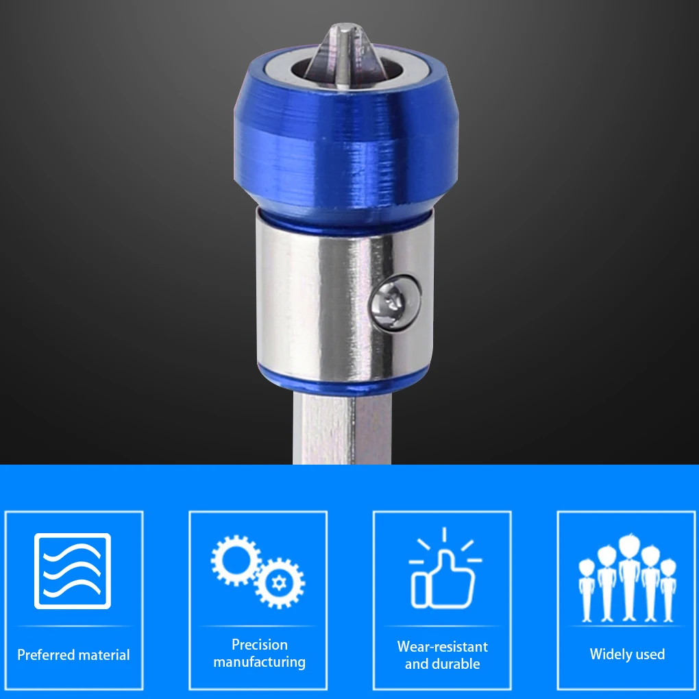NEW Magnetic Bit Holder Alloy Electric Magnetic Ring Screwdriver 1/4 Inch with Drill Bit Bar Extension Electric Screwdriver Bit
NEW Magnetic Bit Holder Alloy Electric Magnetic Ring Screwdriver 1/4 Inch with Drill Bit Bar Extension Electric Screwdriver Bit