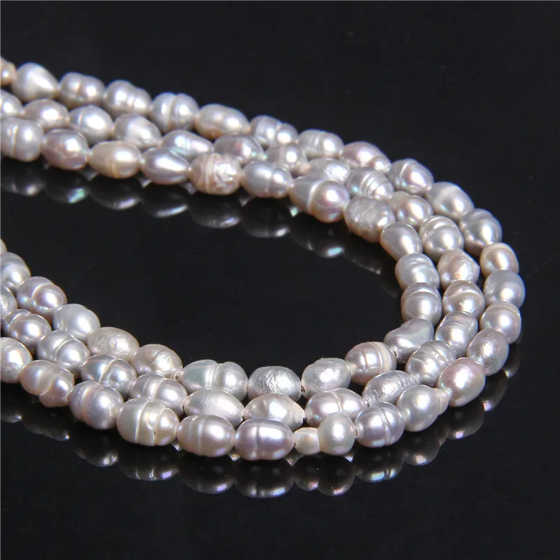 Natural Freshwater Pearl Beads High Quality Rice Shape Punch Loose Beads for DIY Elegant Necklace Bracelet Jewelry Making 14"
Natural Freshwater Pearl Beads High Quality Rice Shape Punch Loose Beads for DIY Elegant Necklace Bracelet Jewelry Making 14"