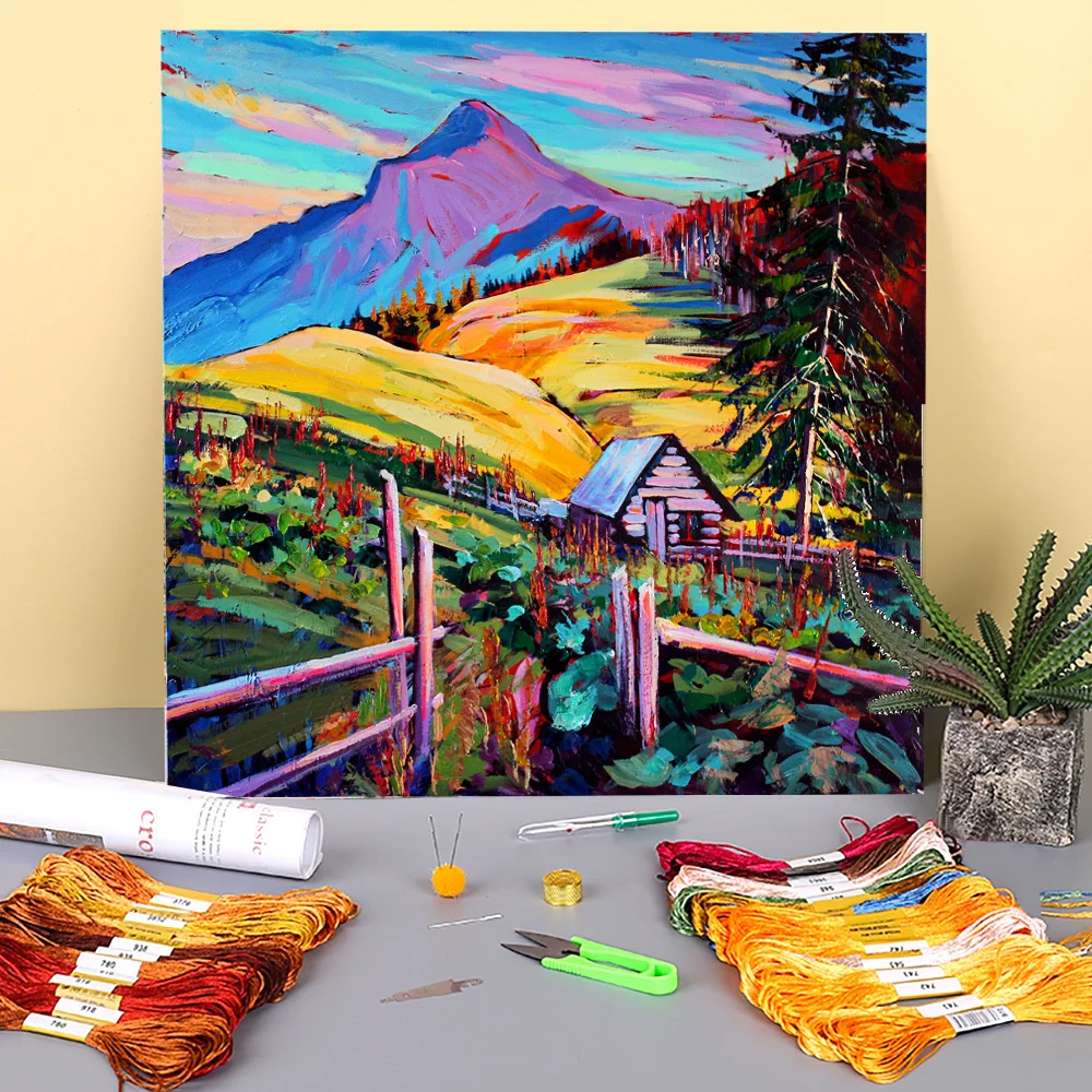 Landscape Printed 11CT Cross-Stitch Embroidery Patterns DMC Threads Knitting Handicraft Needlework Handmade Home Decor Package
Landscape Printed 11CT Cross-Stitch Embroidery Patterns DMC Threads Knitting Handicraft Needlework Handmade Home Decor Package