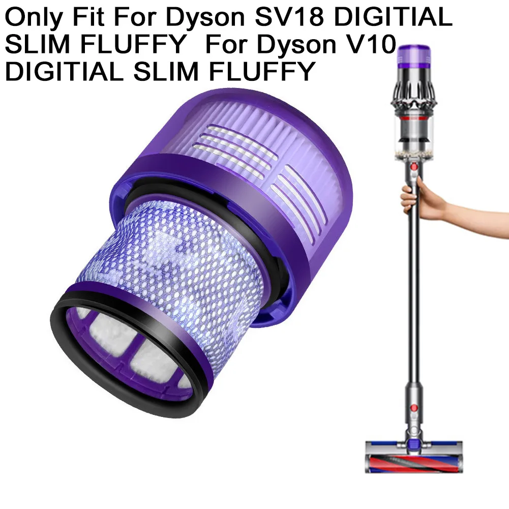 Replacement Reusable Washable Filter For Dyson V10 DIGITIAL SLIM FLUFFY SV18 DIGITIAL SLIM FLUFFY Premium Vacuum Filters
Replacement Reusable Washable Filter For Dyson V10 DIGITIAL SLIM FLUFFY SV18 DIGITIAL SLIM FLUFFY Premium Vacuum Filters