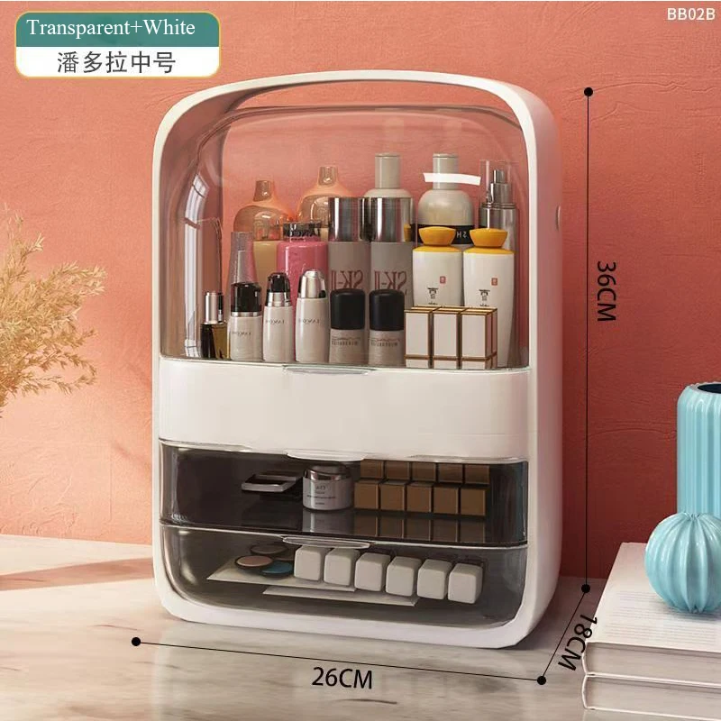 Fashion New Makeup Organizer Large Capacity Waterproof and Dustproof Bathroom Cosmetic Storage box Desktop Beauty Storage Drawer
Fashion New Makeup Organizer Large Capacity Waterproof and Dustproof Bathroom Cosmetic Storage box Desktop Beauty Storage Drawer