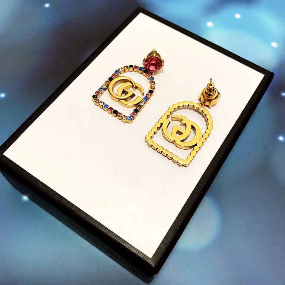 2021 New Retro Colored Diamond Square Necklace Female G Fashion Jewelry Earrings Ins Hot Female Personality Earrings
2021 New Retro Colored Diamond Square Necklace Female G Fashion Jewelry Earrings Ins Hot Female Personality Earrings