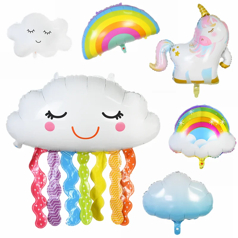 Smile Cloud Rainbow Foil Balloon Wedding Happy Birthday Ballon for Baby Shower Kids Favor Party Helium Balls Decoration Supplies
Smile Cloud Rainbow Foil Balloon Wedding Happy Birthday Ballon for Baby Shower Kids Favor Party Helium Balls Decoration Supplies
