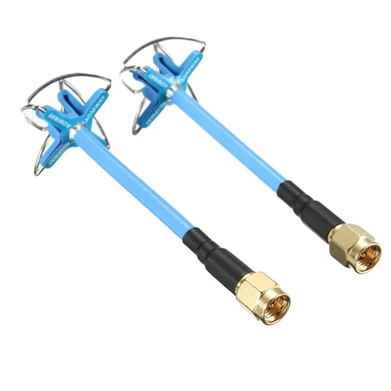 Aomway 5.8GHz 3dBi Omni Directional 4 Leaf Clover FPV Antenna Without Case SMA RP-SMA for RC Racing Drone Models | Игрушки и хобби