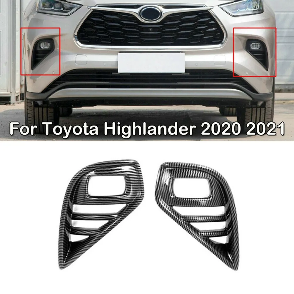 2x Carbon Fiber Style Front Fog Light Cover Trim For Toyota Highlander 2020-2022 Light Lamp Trim Covers
2x Carbon Fiber Style Front Fog Light Cover Trim For Toyota Highlander 2020-2022 Light Lamp Trim Covers