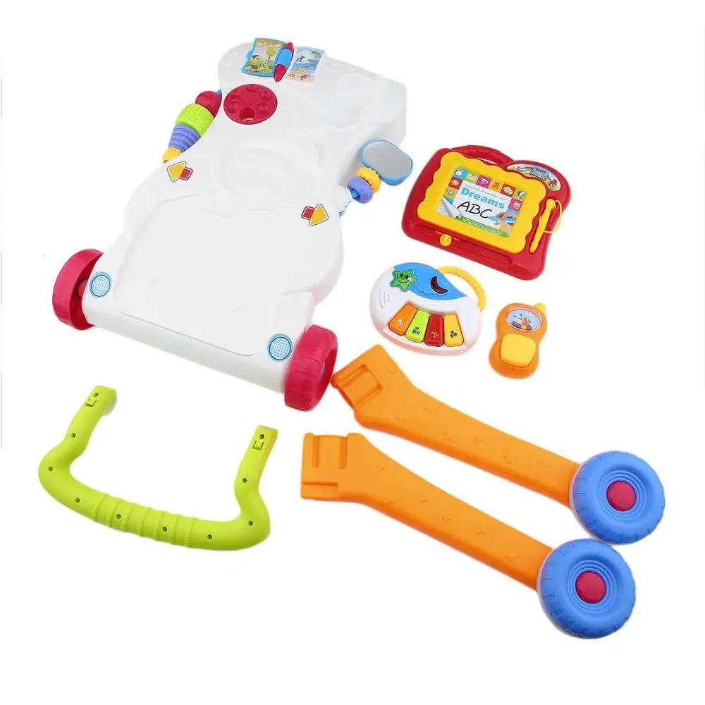 Baby Walker Multifunctional Stand-to-Sit Toddler Trolley High Quality Kids Gift For Toddler Learning Walk Music Piano Phone Toy
Baby Walker Multifunctional Stand-to-Sit Toddler Trolley High Quality Kids Gift For Toddler Learning Walk Music Piano Phone Toy