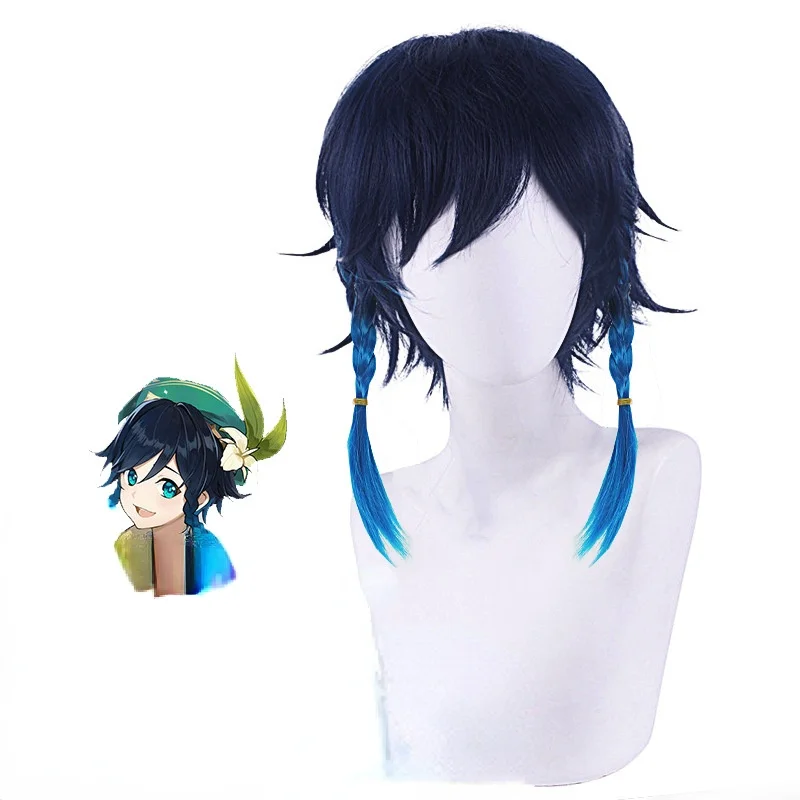 Парик для косплея унисекс Genshin Impact Venti, термостойкие синтетические волосы для косплея из аниме «Хэллоуин», 50 см
Парик для косплея унисекс Genshin Impact Venti, термостойкие синтетические волосы для косплея из аниме «Хэллоуин», 50 см