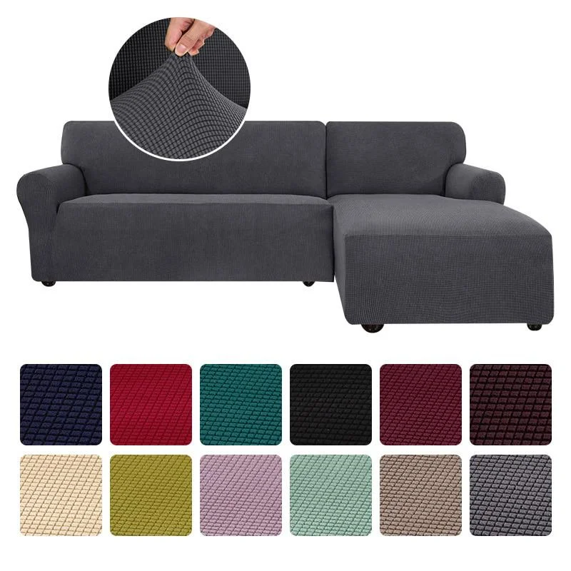 Sofa Protector Cover Solid Color Corn Fleece Waterproof Stretch For For Chaise Sofa Decorative Cushion Decor Office Chair Covers
Sofa Protector Cover Solid Color Corn Fleece Waterproof Stretch For For Chaise Sofa Decorative Cushion Decor Office Chair Covers
