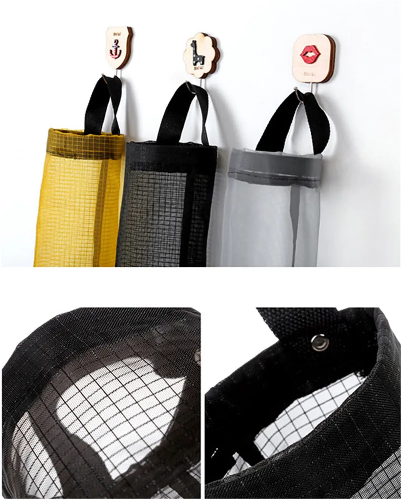 Tofok Garbage Trash Storage Bag Holder Creative Portable Nylon Hanging Household Kitchen Bathroom Organizer Container 3 Color
Tofok Garbage Trash Storage Bag Holder Creative Portable Nylon Hanging Household Kitchen Bathroom Organizer Container 3 Color