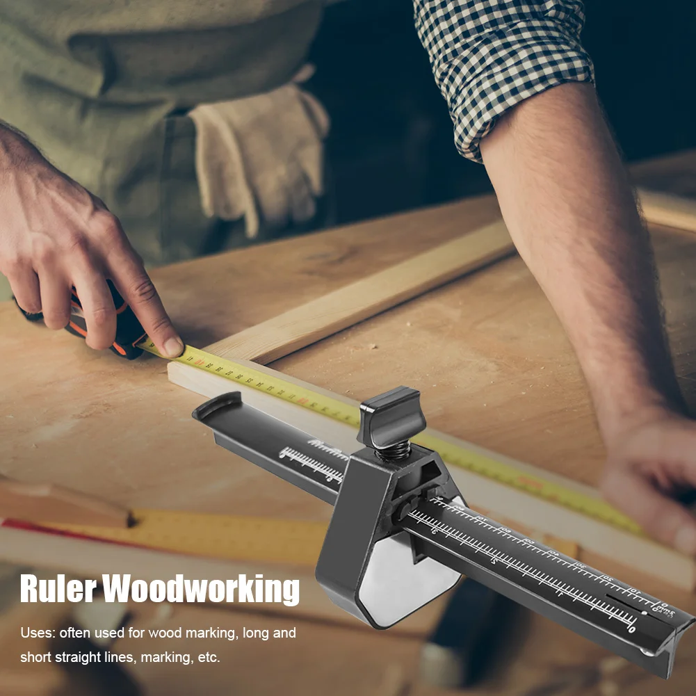 Woodworking Scriber ruler Parallel Line Drawing Tool plastic Measuring gauge DIY Carpenter Woodworking Scribe Tools
Woodworking Scriber ruler Parallel Line Drawing Tool plastic Measuring gauge DIY Carpenter Woodworking Scribe Tools