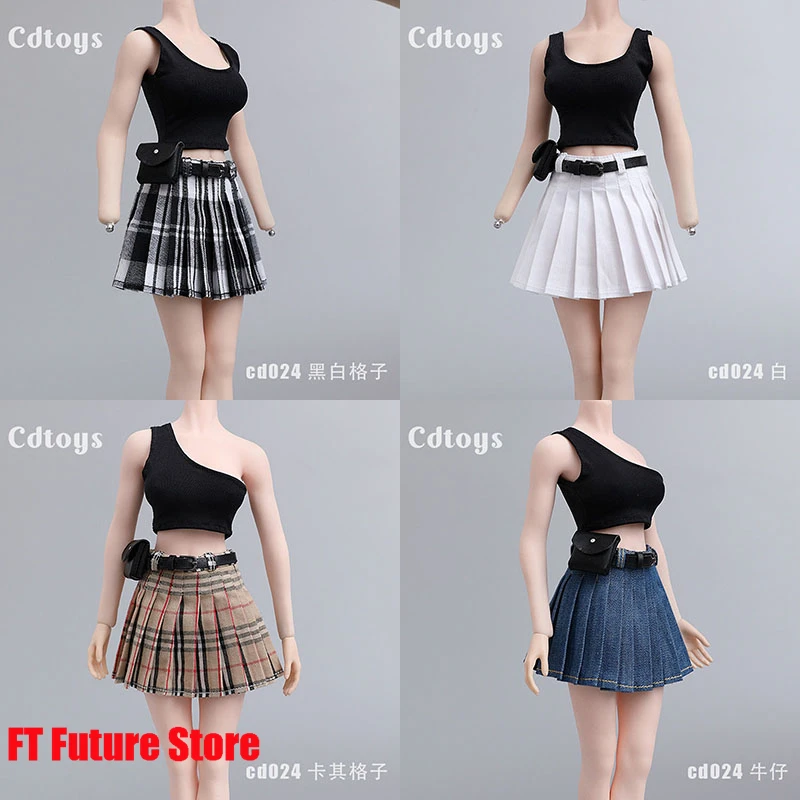 cdtoys 1/6 Female School Uniform Pleated Skirt Vest Set cd024 Soldier Clothes Model Fit 12'' TBL JO Action Figure Body
cdtoys 1/6 Female School Uniform Pleated Skirt Vest Set cd024 Soldier Clothes Model Fit 12'' TBL JO Action Figure Body