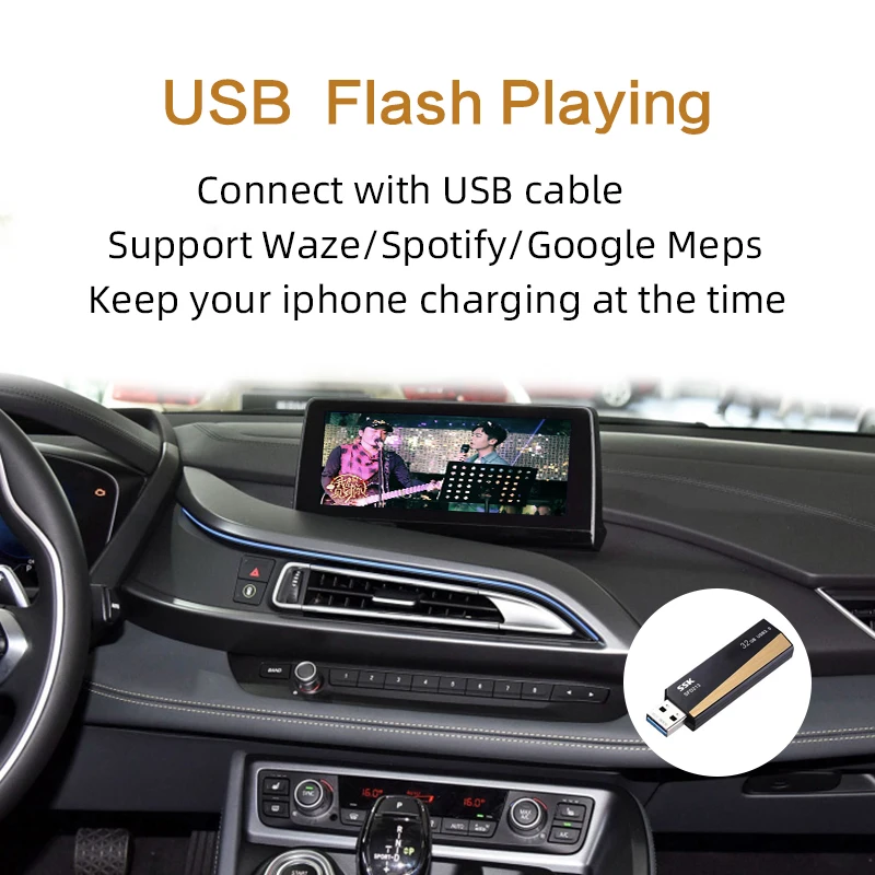 Sinairyu WIFI беспроводной Apple Carplay для BMW NBT i8 2014-2018 Car Play Android автозеркальная модификация