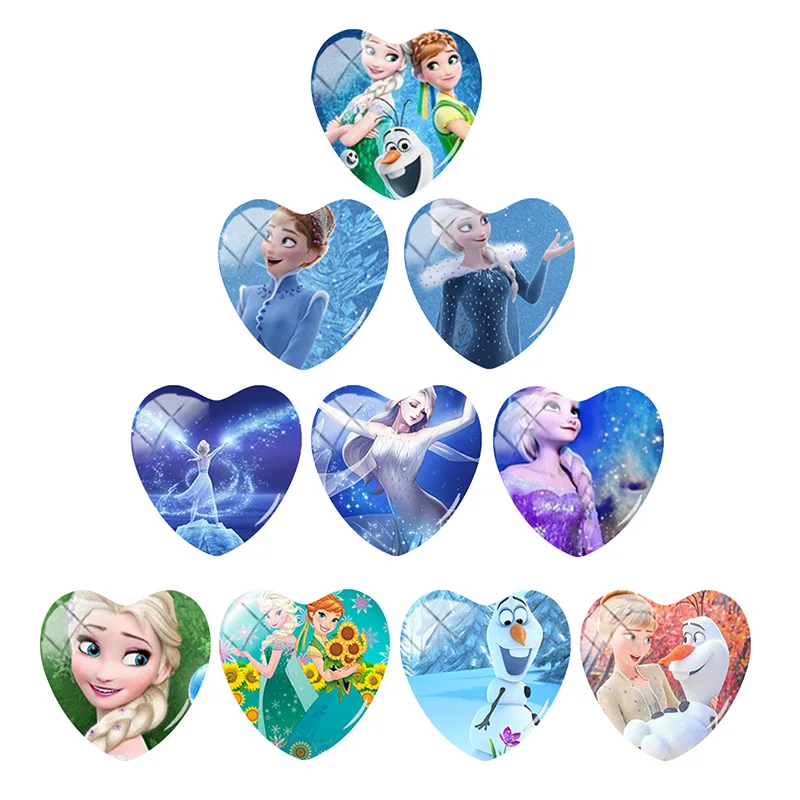 Disney Frozen Character Heart Shaped Art Photo 25mm DIY Glass Cabochon Pattern Jewelry Accessories
Disney Frozen Character Heart Shaped Art Photo 25mm DIY Glass Cabochon Pattern Jewelry Accessories