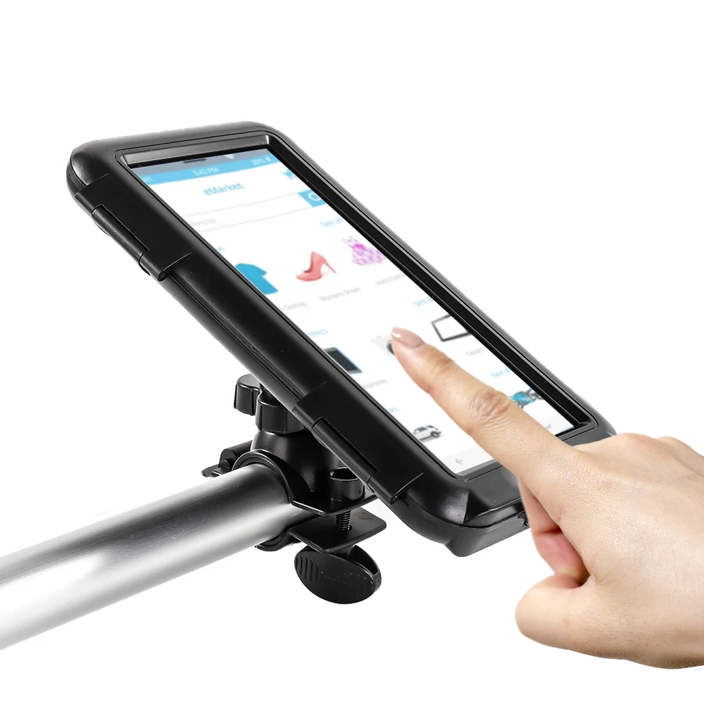 Waterproof Bicycle Phone Holder 6.7inches 360° Adjustabl Motorcycle Electric Bicycle Cycling Handlebar Cell Phone Mount Bracket
Waterproof Bicycle Phone Holder 6.7inches 360° Adjustabl Motorcycle Electric Bicycle Cycling Handlebar Cell Phone Mount Bracket