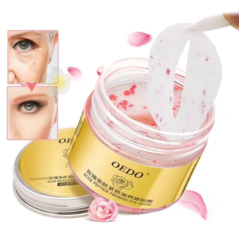 60 Pcs/ Bottle OEDORose Peptide Firming Eye Mask Women Collagen Gel Whey Protein Face Care Sleep Patches Health Mascaras De Dorm
60 Pcs/ Bottle OEDORose Peptide Firming Eye Mask Women Collagen Gel Whey Protein Face Care Sleep Patches Health Mascaras De Dorm