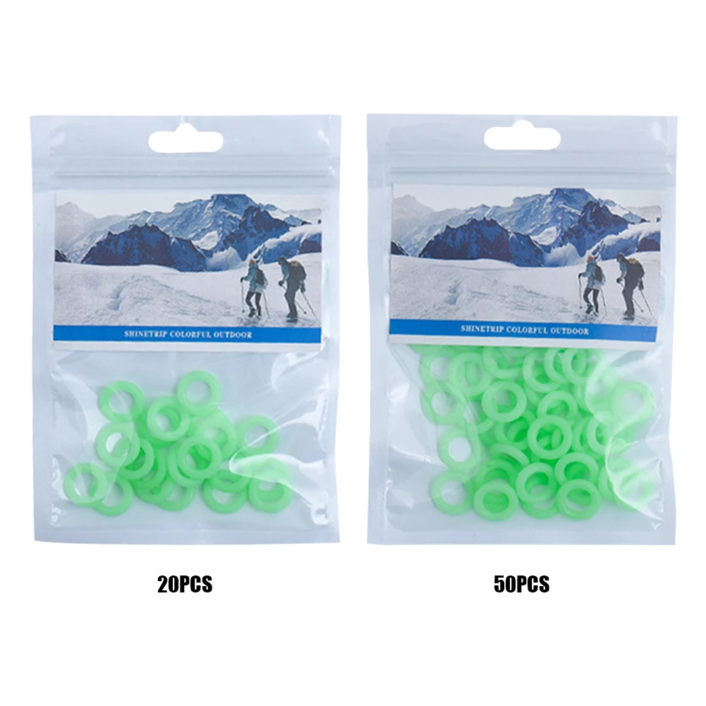 20/50pcs Nail Fluorescent Rings Multifunctional Silicone Tent Nail Luminous Ring for Outdoor Camping Tent Accessories 
20/50pcs Nail Fluorescent Rings Multifunctional Silicone Tent Nail Luminous Ring for Outdoor Camping Tent Accessories