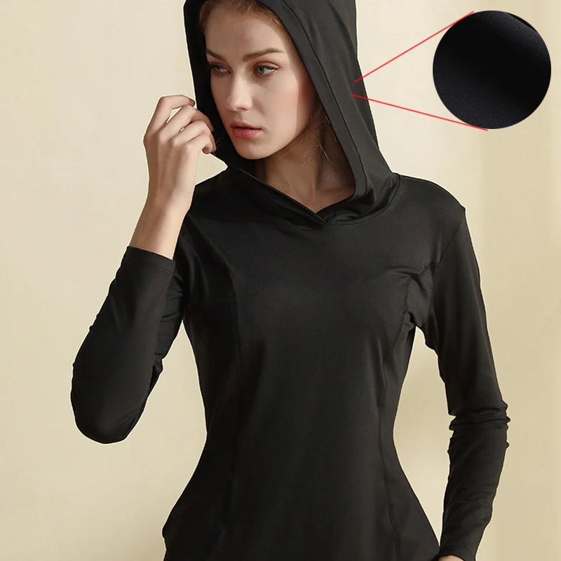 Fitness Breathable Sportswear Hooded Women T Shirt Yoga Top Quick-Dry Running Shirt Gym Clothes Sport Shirt Jacket WT218
Fitness Breathable Sportswear Hooded Women T Shirt Yoga Top Quick-Dry Running Shirt Gym Clothes Sport Shirt Jacket WT218