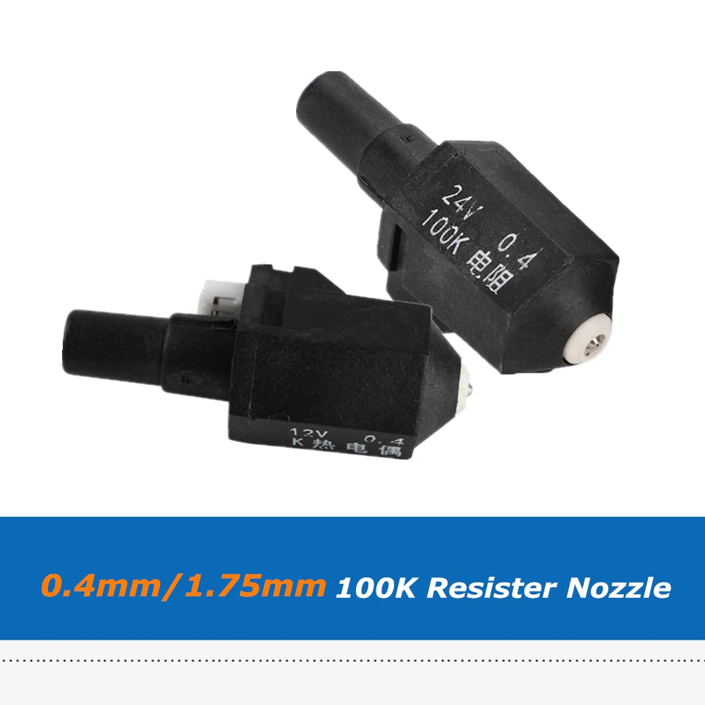 1pc 3D Printer Parts 12V 24V 100K Resistor Removal Extruder 0.4mm Nozzle For 1.75mm Filament
1pc 3D Printer Parts 12V 24V 100K Resistor Removal Extruder 0.4mm Nozzle For 1.75mm Filament