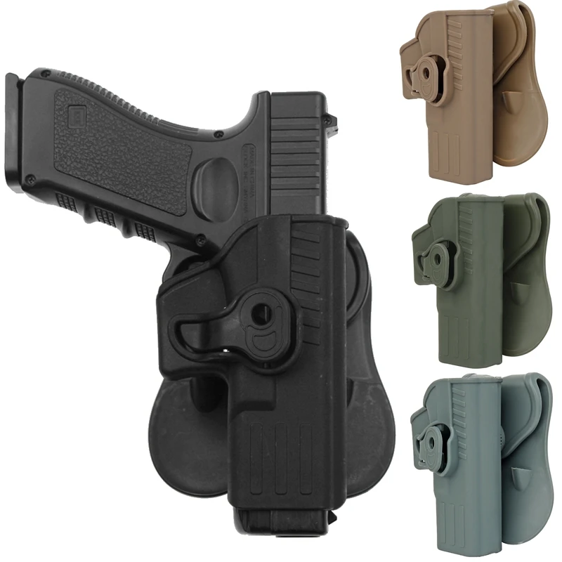 IMI - Polymer Roto Holster for Glock 17/22/28/31- Right Handed Gen 4 Compatible (Black) for Hunting Paintball
IMI - Polymer Roto Holster for Glock 17/22/28/31- Right Handed Gen 4 Compatible (Black) for Hunting Paintball