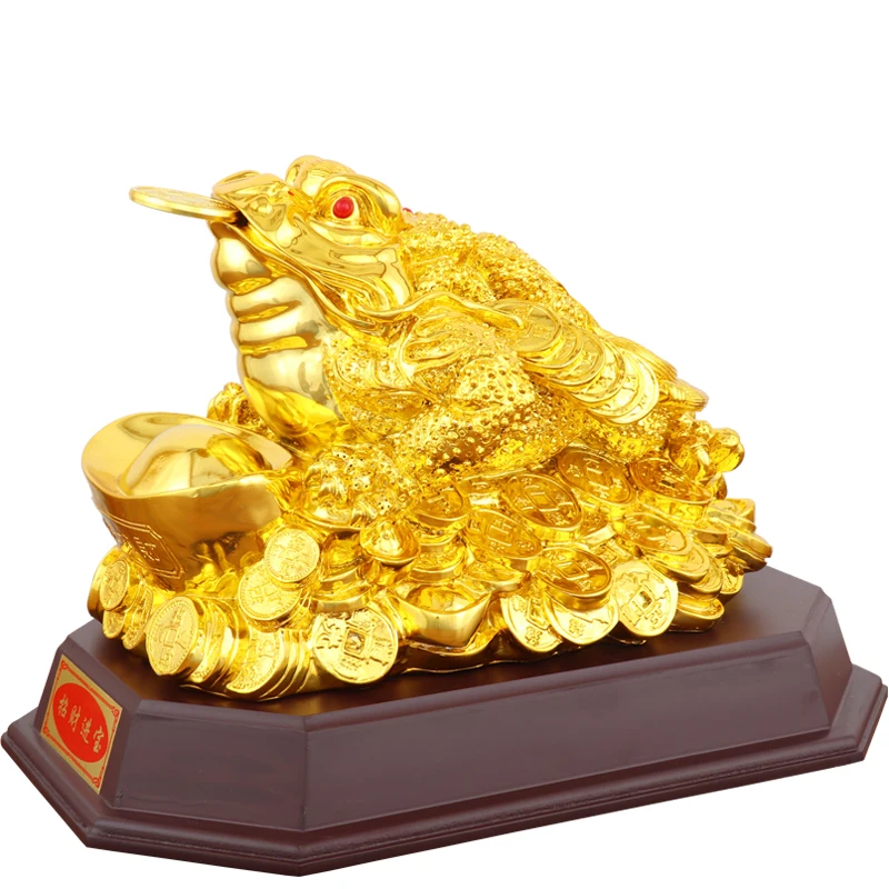 Jinchan Feng Shui Ornaments Large Wangcai Jinchan Bufo Living Room Shop Cashier Home Decoration Opening Gift Gilded Statue
Jinchan Feng Shui Ornaments Large Wangcai Jinchan Bufo Living Room Shop Cashier Home Decoration Opening Gift Gilded Statue