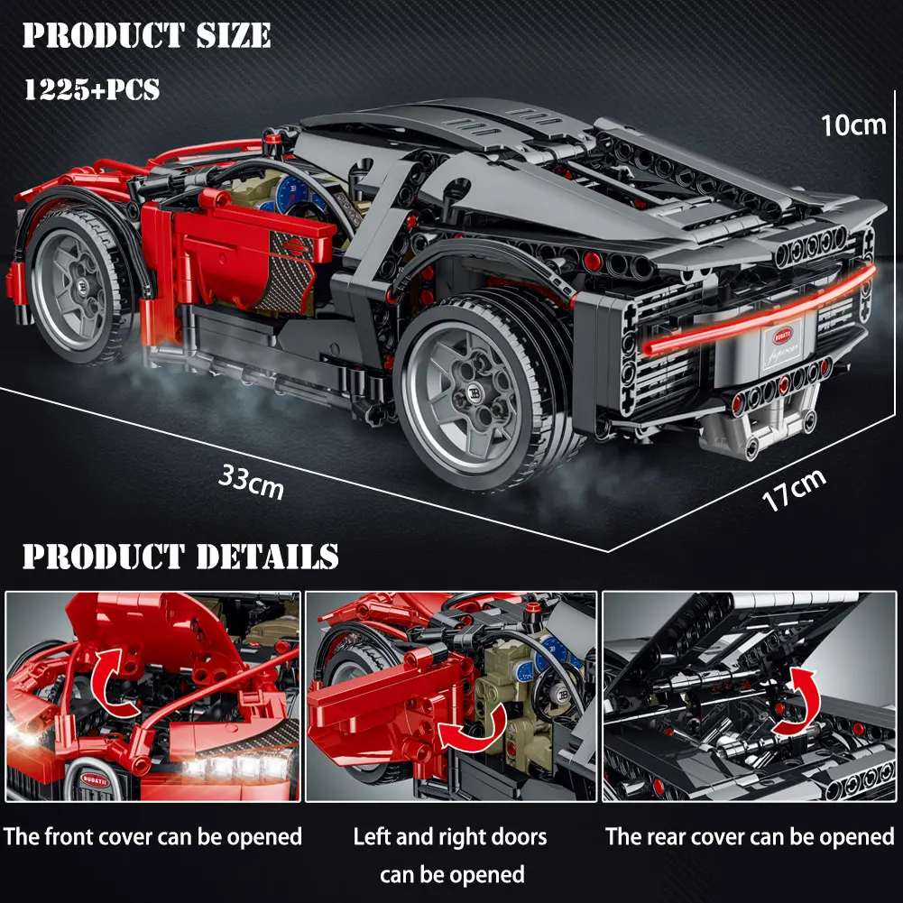 BZDA City Technic Car Building Blocks Speed Champion Car Toys Car Model MOC Bricks For Boys Toys For birthday gifts 1225 Pcs
BZDA City Technic Car Building Blocks Speed Champion Car Toys Car Model MOC Bricks For Boys Toys For birthday gifts 1225 Pcs