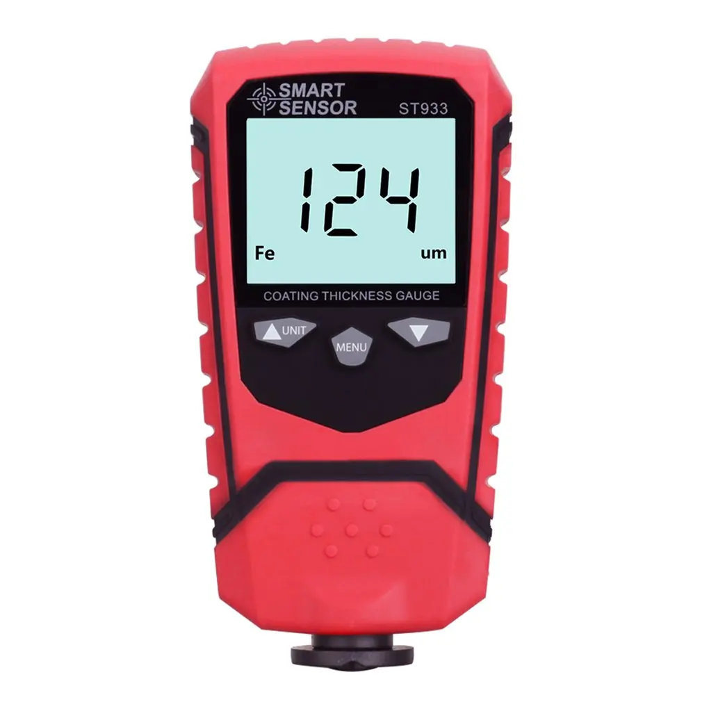 ST933 Car Digital Film Coating Thickness Gauge Body Paint Lacquer Gauge Varnish Sensor High Precision Thickness Tester
ST933 Car Digital Film Coating Thickness Gauge Body Paint Lacquer Gauge Varnish Sensor High Precision Thickness Tester