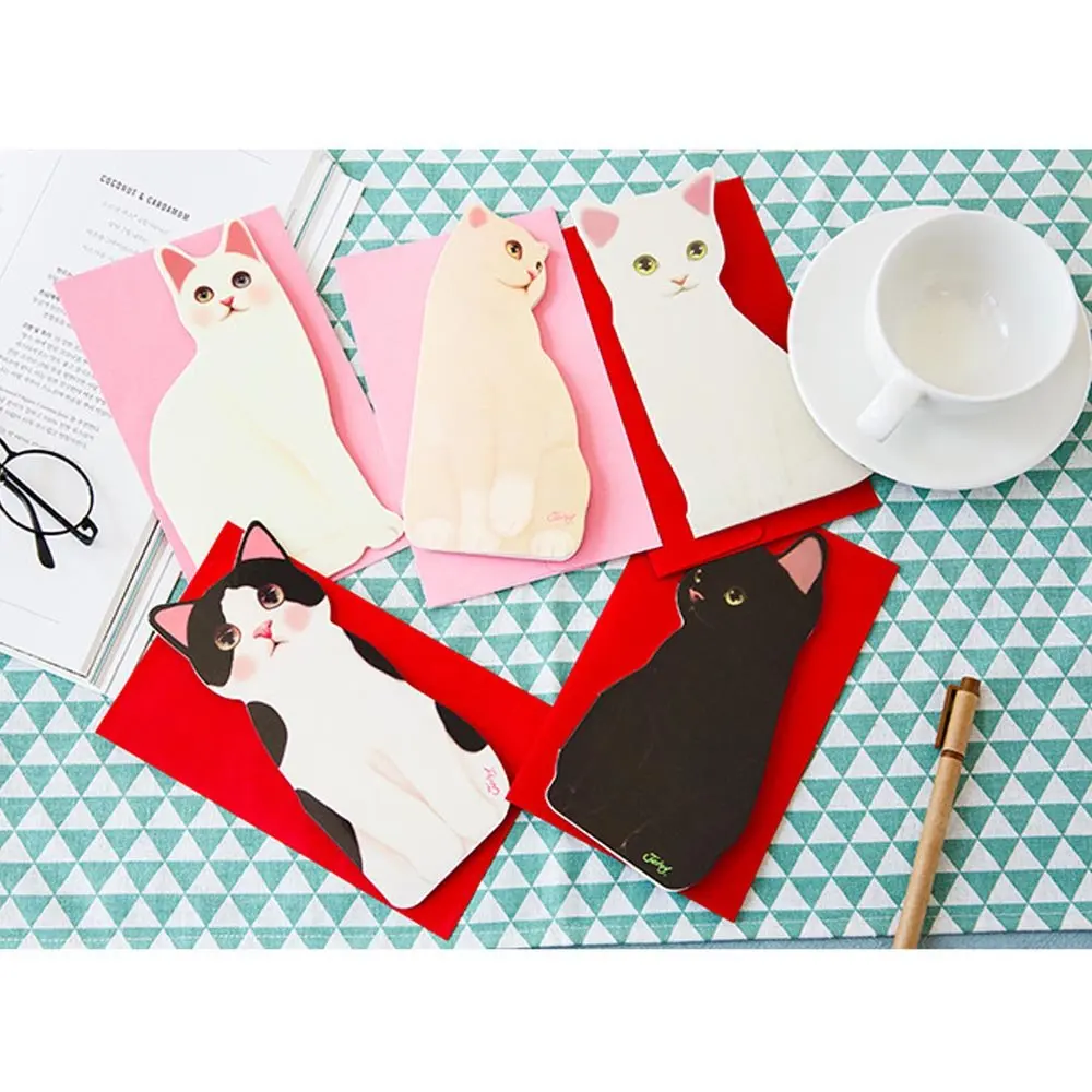 Christmas Cat Card 5 Pack Assorted All Occasion Cuddly Cat Greeting Cards Sets Bulk Box Set Variety Pack with Envelopes
Christmas Cat Card 5 Pack Assorted All Occasion Cuddly Cat Greeting Cards Sets Bulk Box Set Variety Pack with Envelopes