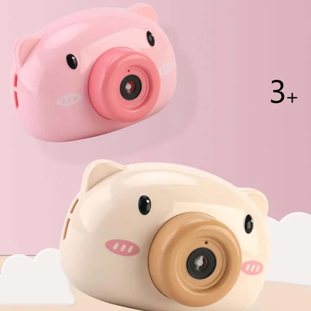 Kids Cartoon Piggy Bear Camera Shaped Automatic Bubble Maker Blower Machine Toy Girls Hand Soap Bubble Machine Toy for Children 
Kids Cartoon Piggy Bear Camera Shaped Automatic Bubble Maker Blower Machine Toy Girls Hand Soap Bubble Machine Toy for Children