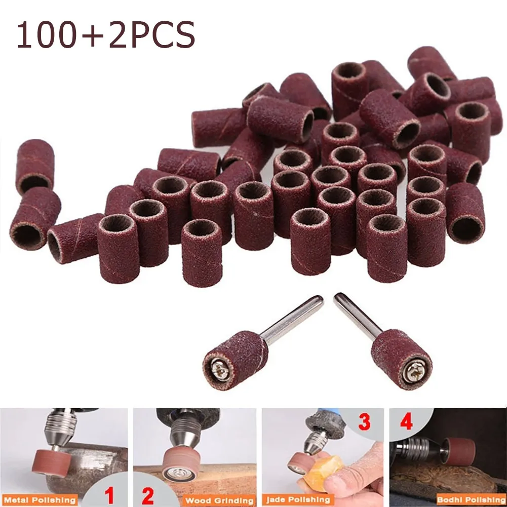 100pcs 320 Grit Drum Sanding Bands Sleeves + 2pcs Mandrels Sandpaper Rotary Tool For Dremel1 Rotary Tools Abrasive
100pcs 320 Grit Drum Sanding Bands Sleeves + 2pcs Mandrels Sandpaper Rotary Tool For Dremel1 Rotary Tools Abrasive