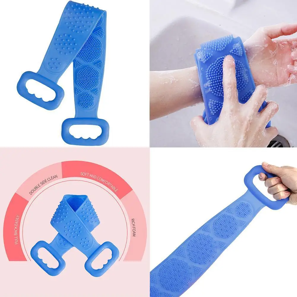 Silicone Brushes Bath Towels Rubbing Back Mud Peeling Cleaning Skin Scrubber Massage Flexible Shower Care Tools Body Brush Z9P0
Silicone Brushes Bath Towels Rubbing Back Mud Peeling Cleaning Skin Scrubber Massage Flexible Shower Care Tools Body Brush Z9P0