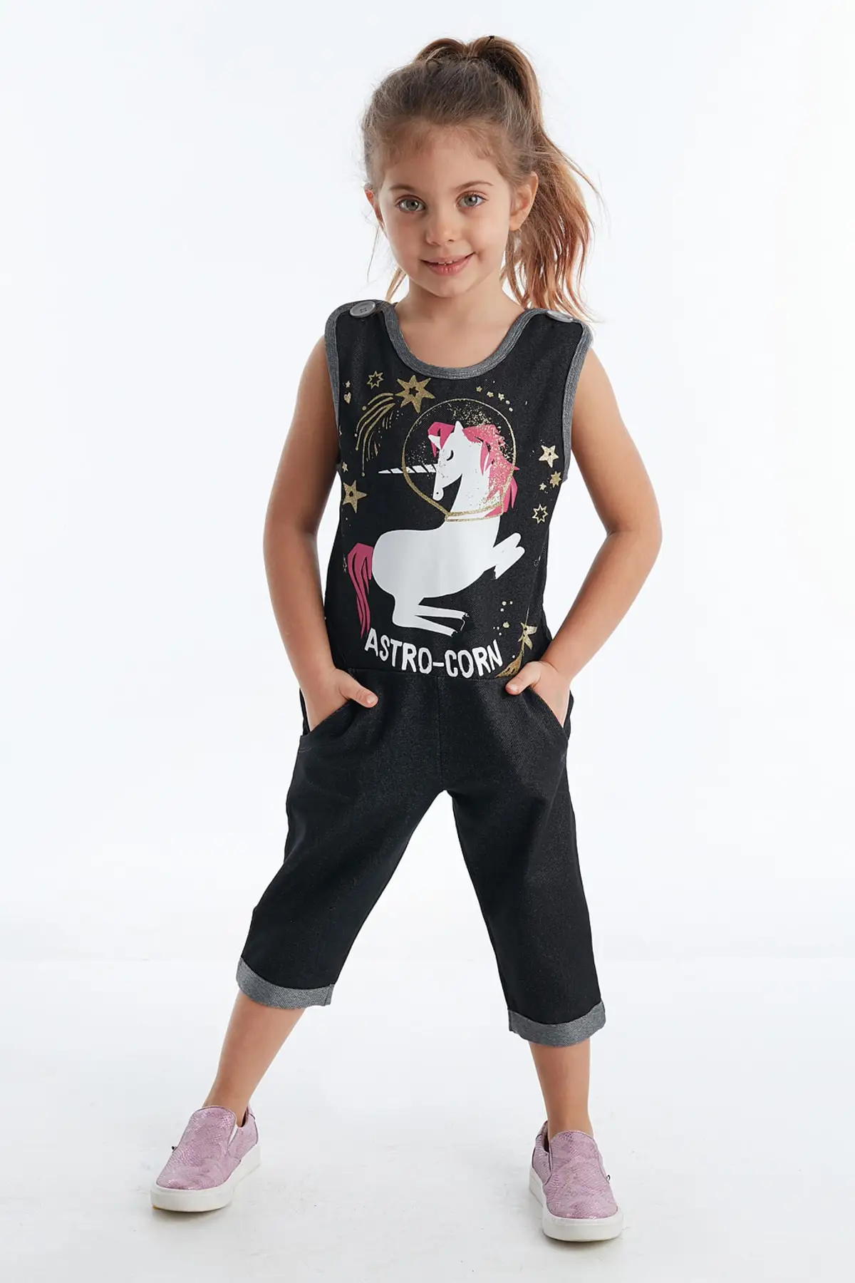SB Cotton Sleeveless Spring-Summer Casual Fashion Astronaut Unicorn Girl Jumpsuit Girls Clothing
SB Cotton Sleeveless Spring-Summer Casual Fashion Astronaut Unicorn Girl Jumpsuit Girls Clothing