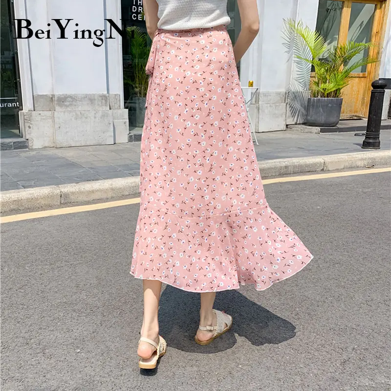 Beiyingni One-piece Skirt Summer Beach Boho Casual Sweet Floral Print Ruffles Midi Skirts Lace-up Lining Harajuku Faldas Female
Beiyingni One-piece Skirt Summer Beach Boho Casual Sweet Floral Print Ruffles Midi Skirts Lace-up Lining Harajuku Faldas Female