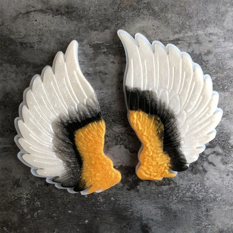 2Pcs Wing Coaster Resin Mold Puzzle Tea Bowl Mat Trays Silicone Mold for Resin Epoxy WingPendant Mold Art Craft Tools
2Pcs Wing Coaster Resin Mold Puzzle Tea Bowl Mat Trays Silicone Mold for Resin Epoxy WingPendant Mold Art Craft Tools