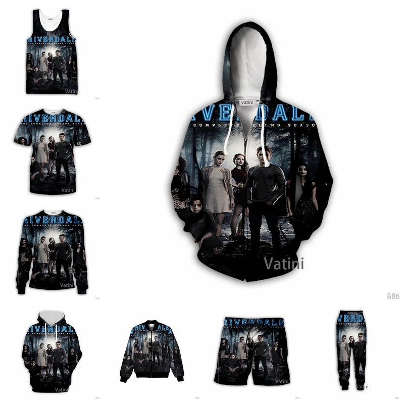 Fashion Men Women Riverdale 3D Full Print Hoodies Harajuku Zipper Pullover Sweatshirt Unisex Casual Tracksuit
Fashion Men Women Riverdale 3D Full Print Hoodies Harajuku Zipper Pullover Sweatshirt Unisex Casual Tracksuit