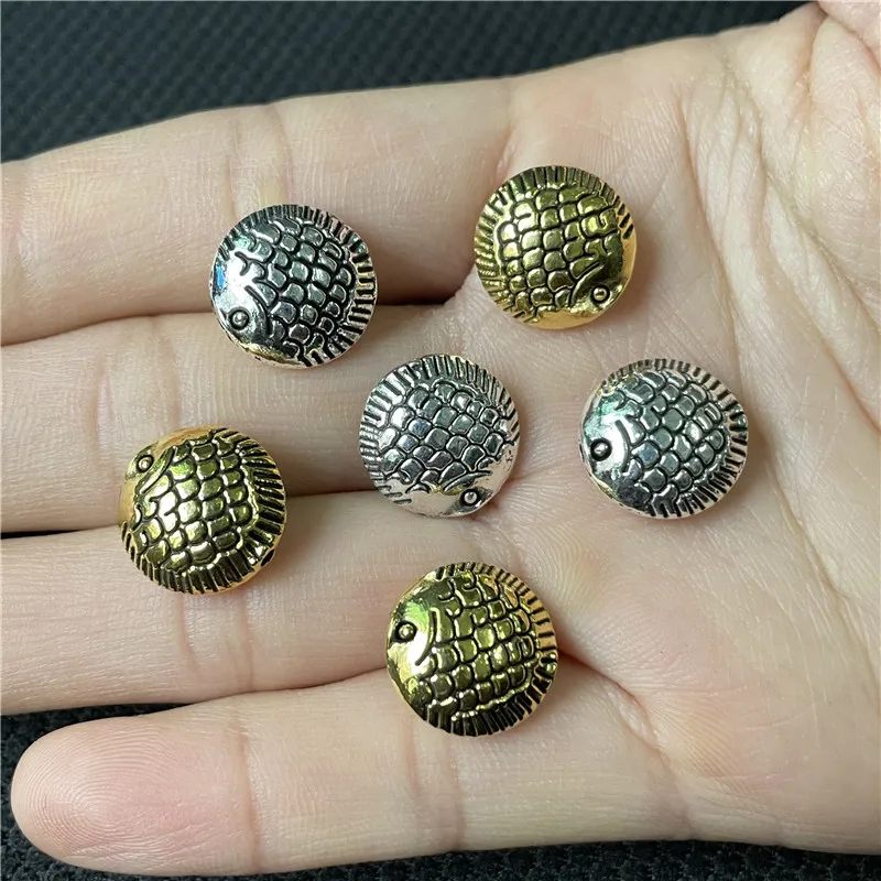 JunKang 10pcs 14mm Round Fish Scale Perforated Spacers DIY Handmade Bracelet Connecting Piece Wholesale Jewelry Accessories
JunKang 10pcs 14mm Round Fish Scale Perforated Spacers DIY Handmade Bracelet Connecting Piece Wholesale Jewelry Accessories