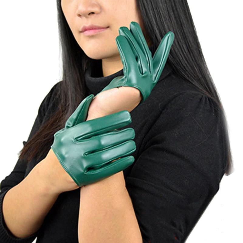 1Pair Half Palm Full Finger Gloves Solid Color PU Leather Fashion Performance Dancing Gloves Party Supplies High Quality
1Pair Half Palm Full Finger Gloves Solid Color PU Leather Fashion Performance Dancing Gloves Party Supplies High Quality