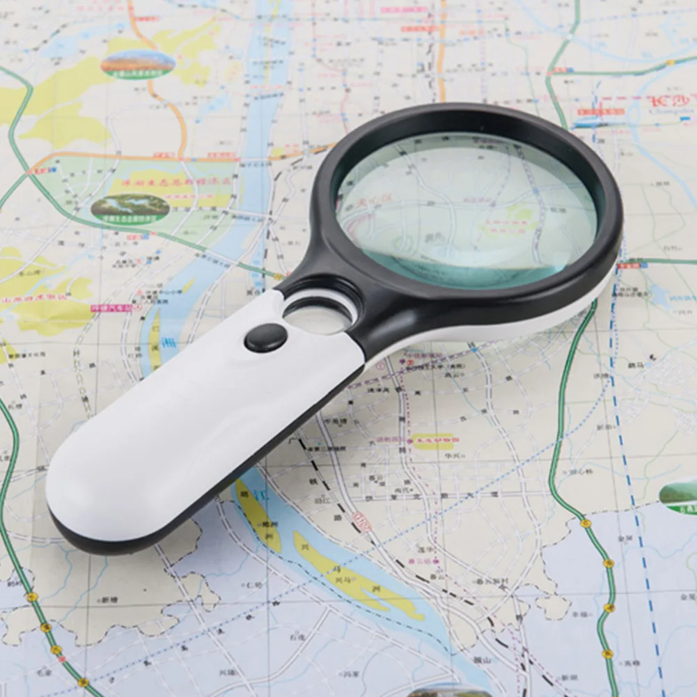 3 LED Light Handheld Magnifier, Reading Magnifying for Old Glass Lens Jewelry Loupe
3 LED Light Handheld Magnifier, Reading Magnifying for Old Glass Lens Jewelry Loupe