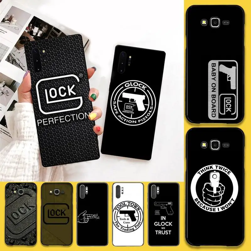 Чехол CUTEWANAN Glock Handgun для телефона Samsung Note 7 8 9 10 Lite Plus Galaxy J7 J8 J6 2018 Prime | Мобильные