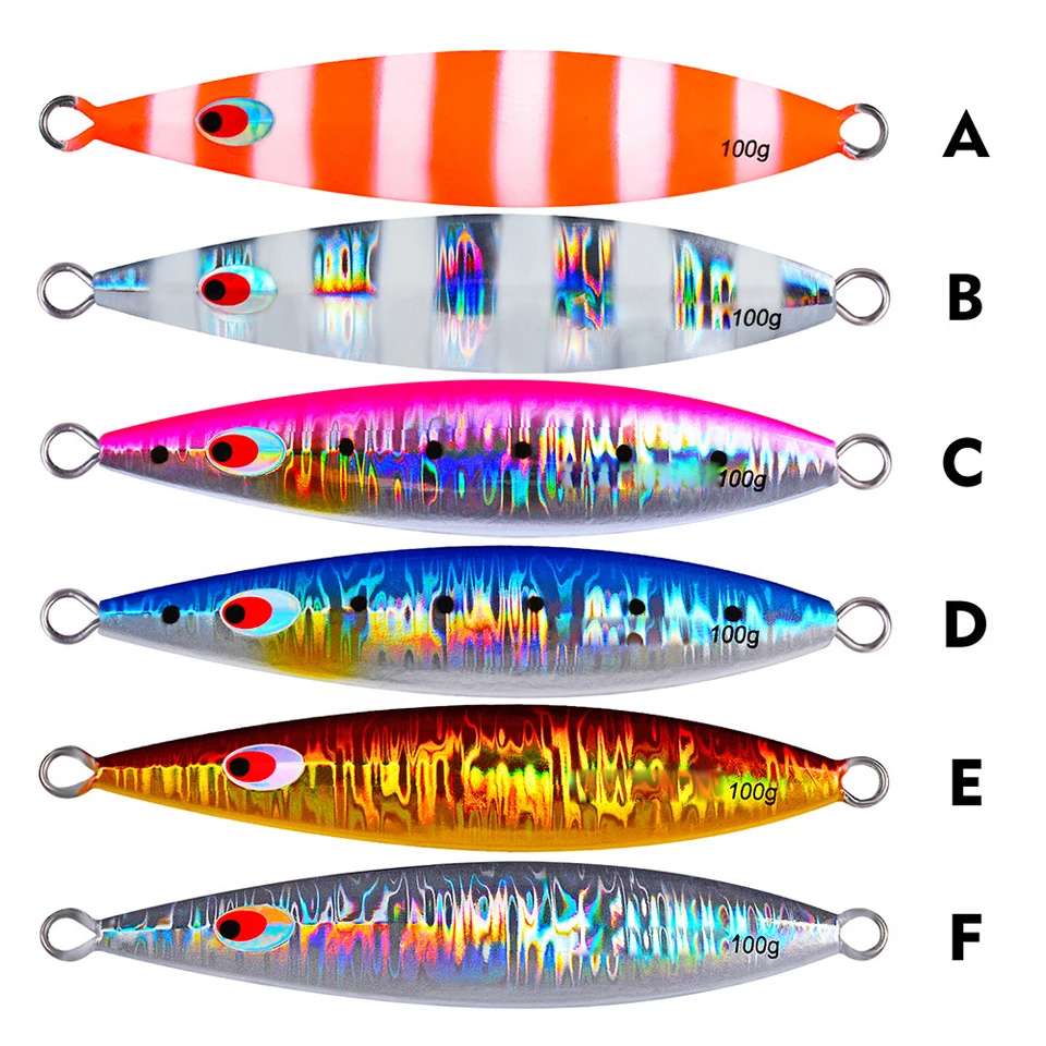 Metal Sinking Lures 40G-100G Simulation Metal Glowing Bait Jigging Lure Versatile Shore Fishing Hard Bait No Hook Fishing Jigs
Metal Sinking Lures 40G-100G Simulation Metal Glowing Bait Jigging Lure Versatile Shore Fishing Hard Bait No Hook Fishing Jigs