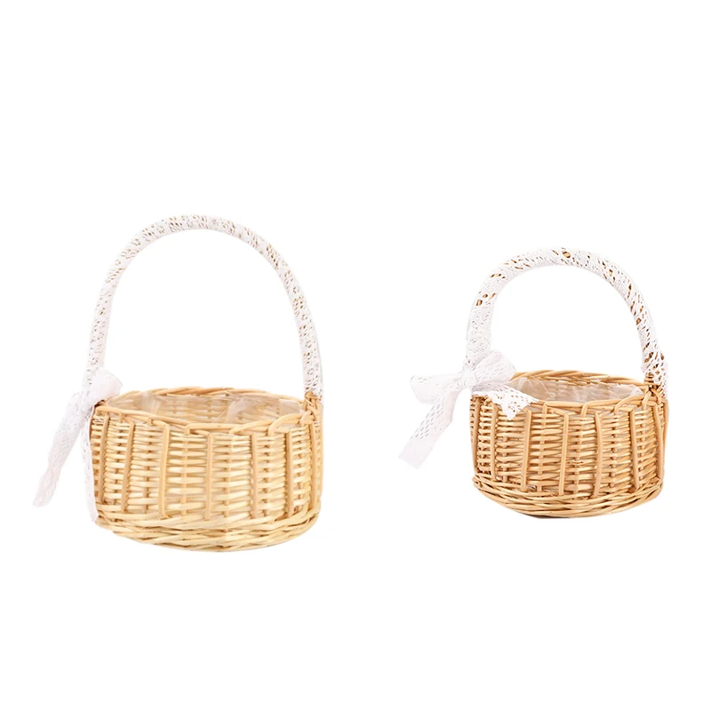 1 шт., детская корзина из ротанга с бантом
1 шт., детская корзина из ротанга с бантом
