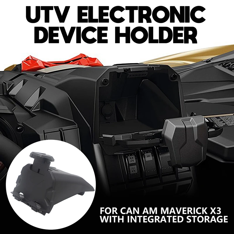 UTV Electronic Device Holder with Integrated Storage Smartphone Navigation Stand for Can Am Maverick X3 Models 2017-2021
UTV Electronic Device Holder with Integrated Storage Smartphone Navigation Stand for Can Am Maverick X3 Models 2017-2021